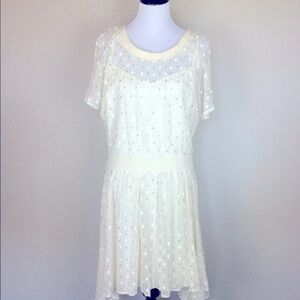 𝅺LEIFNOTES Anthropologie Dot Gleam Dress